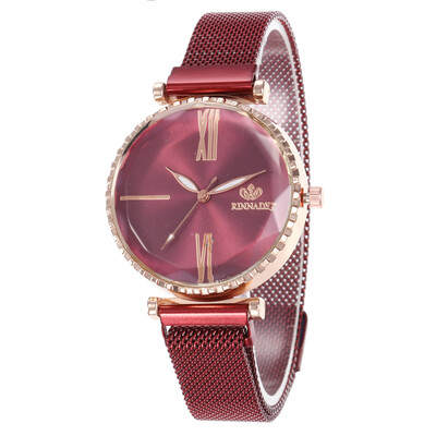 Magnet magnet strap Roman numerals ladies fashion watch student simple quartz watch
Magnet magnet strap Roman numerals ladies fashion watch student simple quartz watch