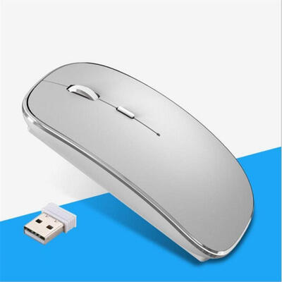 24G Wireless Mouse With Nano Receiver 1600 DPI Slim Noiseless Rechargeable Mouse For WIN1078 MAC Android XP System
24G Wireless Mouse With Nano Receiver 1600 DPI Slim Noiseless Rechargeable Mouse For WIN1078 MAC Android XP System