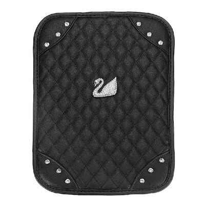 1Pc Bling Diamond Rhinestone Black Leather Armrest Box Rail Pad Mat Car Accessory Swan Pattern
1Pc Bling Diamond Rhinestone Black Leather Armrest Box Rail Pad Mat Car Accessory Swan Pattern