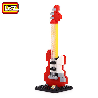 LOZ  - 9192 Mini Building Block Red Electric Guitar Intelligent Toy 150Pcs Set 
LOZ  - 9192 Mini Building Block Red Electric Guitar Intelligent Toy 150Pcs Set
