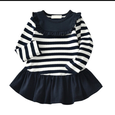 3-12T High Quality 2018 New-arrival Fashion Girls Striped Long Sleeve Dress Children Casual Dress Baby Outfits
3-12T High Quality 2018 New-arrival Fashion Girls Striped Long Sleeve Dress Children Casual Dress Baby Outfits