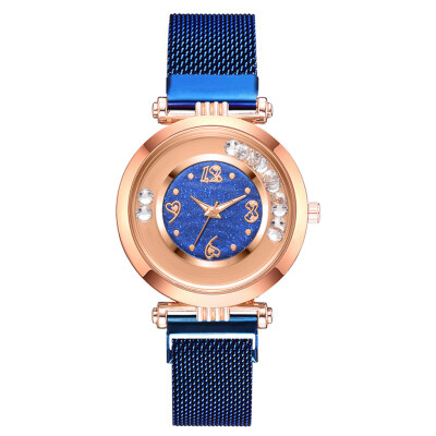 Quartz watch with ladies watch 2019 new quicksand roller ladies watch