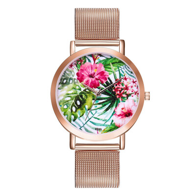 〖Follure〗Woman Fashion Plant Pattern Alloy Steel Strap Analog Quartz Round Watch
〖Follure〗Woman Fashion Plant Pattern Alloy Steel Strap Analog Quartz Round Watch