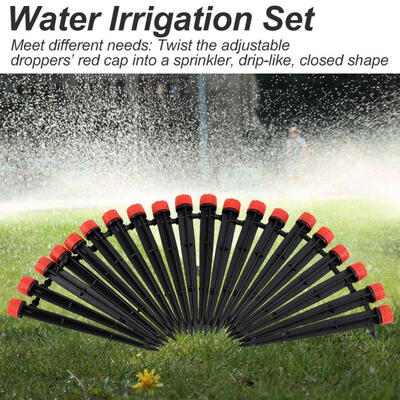Greensen 25 Meter Water Irrigation Set Ground Insertion Dropper Watering Auto System Tool Flowers Plants
Greensen 25 Meter Water Irrigation Set Ground Insertion Dropper Watering Auto System Tool Flowers Plants
