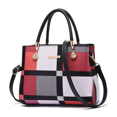 Summer handbag female temperament shoulder bag female fashion color matching check messenger bag female large capacity
Summer handbag female temperament shoulder bag female fashion color matching check messenger bag female large capacity