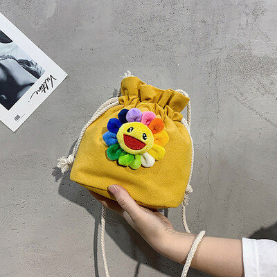 Tailored Women Fashion Canvas Sun Flower String Purse Shoulder Handbag Casual Bucket Bag
Tailored Women Fashion Canvas Sun Flower String Purse Shoulder Handbag Casual Bucket Bag