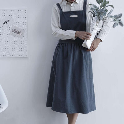 Cooking Apron Simple 100 Washed Cotton Uniform Apron Korean Style Pleated Apron Light Blue Home Household Cleaning Tools Aprons
Cooking Apron Simple 100 Washed Cotton Uniform Apron Korean Style Pleated Apron Light Blue Home Household Cleaning Tools Aprons