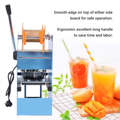 Greensen CN Plug 220V Electric Manual Bubble Tea Cup Sealer Sealing Machine 400-500Cupsh
Greensen CN Plug 220V Electric Manual Bubble Tea Cup Sealer Sealing Machine 400-500Cupsh
