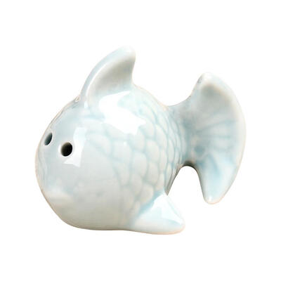 Small Fish Ceramic Seasoning Bottle Kitchen Food Creative Seasoning Jar