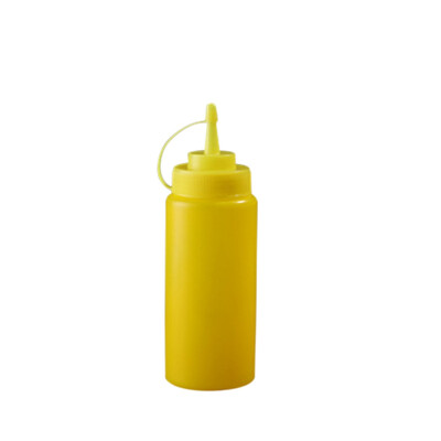 650 ML Plastic Portable Sauce Bottle Oil Pot Household Jam Tomato Sauce Salad Dressing squeeze Red Bottle Kitchen Supplies