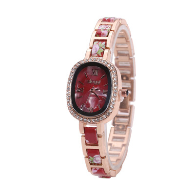 Alloy bracelet bracelet watch female cloisonne personality Q