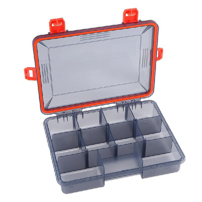 11 Compartments Waterproof Fishing Tackle Box Fishing Lure Spoon Hook Bait Storage Case Utility Box
