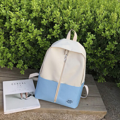 Tailored New Casual Neutral Shoulder Bag Color Student Bag Large Zipper Canvas Backpack
Tailored New Casual Neutral Shoulder Bag Color Student Bag Large Zipper Canvas Backpack