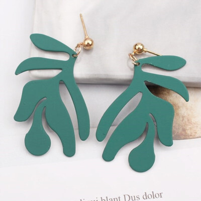 EK752 Big Leaf Drop Earrings for Women Korean Fashion Metal Spray Painted Earrings Wedding Jewelry Statement Pendientes Gift
EK752 Big Leaf Drop Earrings for Women Korean Fashion Metal Spray Painted Earrings Wedding Jewelry Statement Pendientes Gift