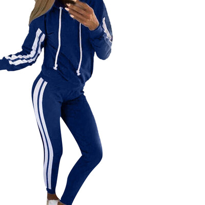 Roseonmyhand Fashion Women Casual Stripe Hooded Long Sleeve Pullove Sport TopsLong Pants Set
Roseonmyhand Fashion Women Casual Stripe Hooded Long Sleeve Pullove Sport TopsLong Pants Set