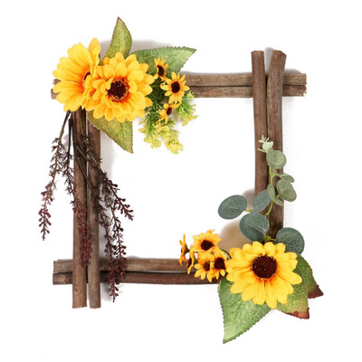 New Wooden Frame Artificial Sunflowers Decorations Faux Floral Decorative Hanging Ornament Wall Window Wedding Parties Home Decor
New Wooden Frame Artificial Sunflowers Decorations Faux Floral Decorative Hanging Ornament Wall Window Wedding Parties Home Decor