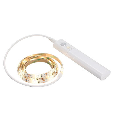 Sensitive PIR Motion Sensor Strip Light Cabinet Lamp with Automatic & Manual 2 Switch Modes Remote Battery Powered Operated 1M 30L
Sensitive PIR Motion Sensor Strip Light Cabinet Lamp with Automatic & Manual 2 Switch Modes Remote Battery Powered Operated 1M 30L