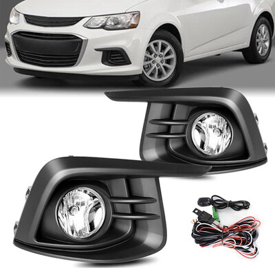 for 2017 2018 Chevy Sonic Clear Front Bumper Fog Lights LampsSwitchWiring PAIR1 Year Warranty
for 2017 2018 Chevy Sonic Clear Front Bumper Fog Lights LampsSwitchWiring PAIR1 Year Warranty