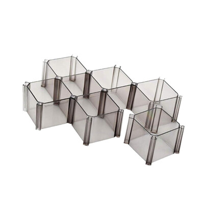 Toponeto 6pc Plastic Closet Divider Cabinet Organiser Honeycomb Latticed Partition Drawer
Toponeto 6pc Plastic Closet Divider Cabinet Organiser Honeycomb Latticed Partition Drawer