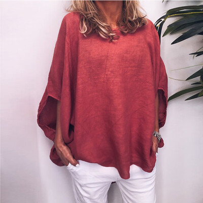 Starmoon Women Casual Loose Linen Lantern sleeve Soild Daily Lady Tanic Shirt Blouse Tops
Starmoon Women Casual Loose Linen Lantern sleeve Soild Daily Lady Tanic Shirt Blouse Tops