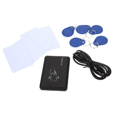 Contactless 14443A IC Card Reader with USB Interface 5pcs Cards 5pcs Key Fob 1356MHZ RFID
Contactless 14443A IC Card Reader with USB Interface 5pcs Cards 5pcs Key Fob 1356MHZ RFID