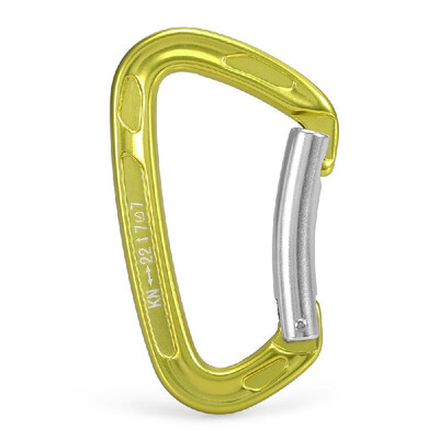 22KN 24KN Straight Gate Carabiner Non-locking Gate Carabiner Climbing Canyoning Backpacking Hammocks Key Nose Carabiner
22KN 24KN Straight Gate Carabiner Non-locking Gate Carabiner Climbing Canyoning Backpacking Hammocks Key Nose Carabiner