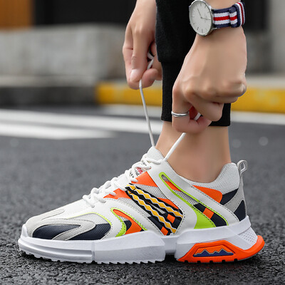 Fashion ins mesh face old man shoes running sports tide shoes breathable wild travel trend 
Fashion ins mesh face old man shoes running sports tide shoes breathable wild travel trend