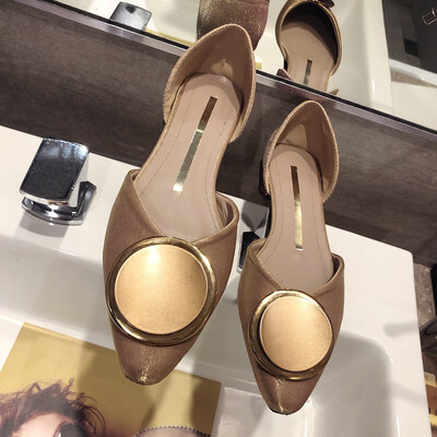 Single-shoe womens summer shoes flat-bottomed Baotou pointed shallow mouth fashion fairy night shoes women
Single-shoe womens summer shoes flat-bottomed Baotou pointed shallow mouth fashion fairy night shoes women