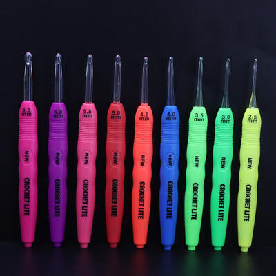 Greensen 9 Sizes LED Plastic Crochet Hooks 25-65mm Knitting Needles Weaving Sewing Accessories
Greensen 9 Sizes LED Plastic Crochet Hooks 25-65mm Knitting Needles Weaving Sewing Accessories