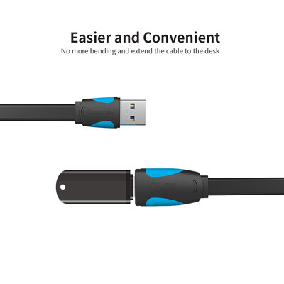 VENTION USB 30 Extension Cable Male to Female USB Extender with Signal Booster 5Gbps Faster Speed Universal Compatibility 3m984
VENTION USB 30 Extension Cable Male to Female USB Extender with Signal Booster 5Gbps Faster Speed Universal Compatibility 3m984
