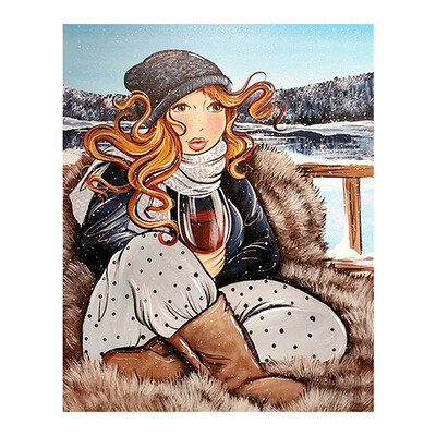 woman fat portrait Diamond Painting Full Round winter scenic New DIY sticking drill cross embroidery simple home decorative
woman fat portrait Diamond Painting Full Round winter scenic New DIY sticking drill cross embroidery simple home decorative