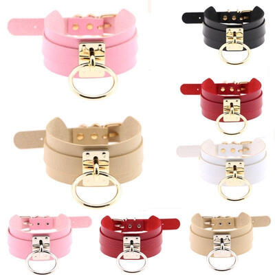 Sexy Womens Punk Gothic Wide PU Leather O Ring Collar Choker Necklace Jewelry
Sexy Womens Punk Gothic Wide PU Leather O Ring Collar Choker Necklace Jewelry