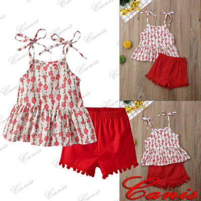 Toddler Kids Baby Girl Outfit Clothes T-shirt TopsShort Pants Trousers 2PCS Set
Toddler Kids Baby Girl Outfit Clothes T-shirt TopsShort Pants Trousers 2PCS Set