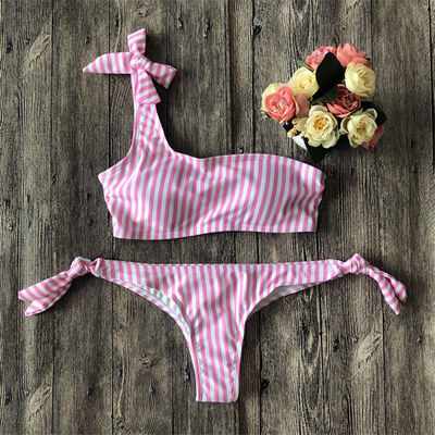 Women One Shoulder Bikini Set Padded Push Up Swimwear Swimsuit Beachwear S-XL 
Women One Shoulder Bikini Set Padded Push Up Swimwear Swimsuit Beachwear S-XL