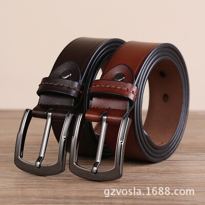 Alloy pin buckle inch five pants belt mens first layer leather belt mens simple Korean version of the retro pin buckle
Alloy pin buckle inch five pants belt mens first layer leather belt mens simple Korean version of the retro pin buckle