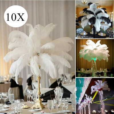 10PCS Large 138INCH Ostrich Feathers Costume Wedding Party Decoration
