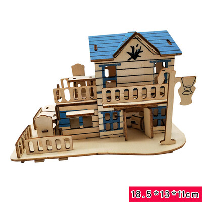 Gotoamei 3D Wooden Puzzle DIY Building Model Dollhouse Style House Jigsaw Puzzle Kid Toys
Gotoamei 3D Wooden Puzzle DIY Building Model Dollhouse Style House Jigsaw Puzzle Kid Toys
