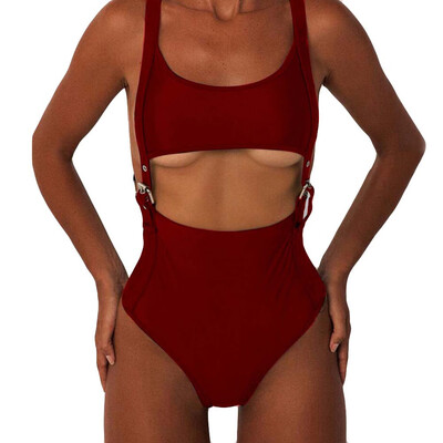 Roseonmyhand Women Rivet Hollow Out Jumpsuit Push-Up Padded Beach Bikini One Piece Swimwear
Roseonmyhand Women Rivet Hollow Out Jumpsuit Push-Up Padded Beach Bikini One Piece Swimwear