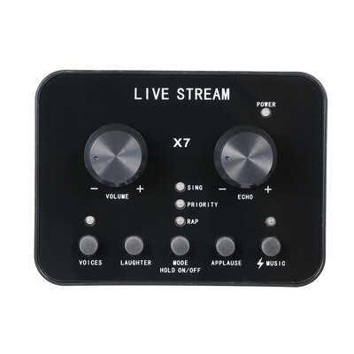 Live Stream Sound Card Mobile Phone Live with 1000mAh Built-in Battery Portable Size Streaming Mixer Universal Compatibility
Live Stream Sound Card Mobile Phone Live with 1000mAh Built-in Battery Portable Size Streaming Mixer Universal Compatibility
