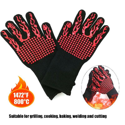 Kitchen Gloves BBQ Heated Heat-resistant Multi-purpose Cooking Gloves Suitable for Grilling Cooking Baking Welding&Cutting
Kitchen Gloves BBQ Heated Heat-resistant Multi-purpose Cooking Gloves Suitable for Grilling Cooking Baking Welding&Cutting