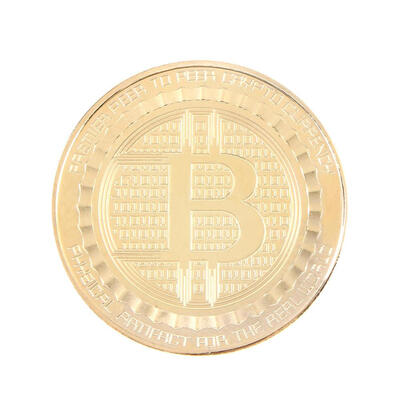 Alloy Relief Bitcoin Commemorative Electroplating BTC Coin Collection Gifts