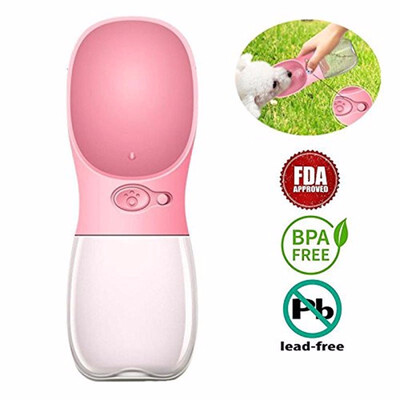 Dog Water Bottle Leak Proof Portable Puppy Water Dispenser with Drinking Feeder