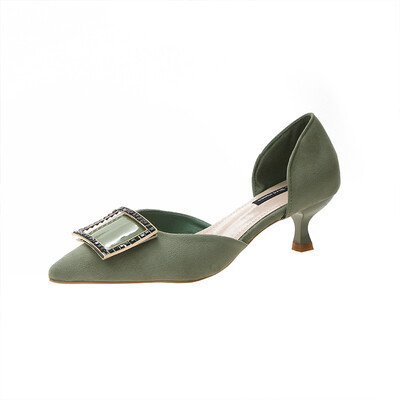 A summer bag head sandals womens pointed square buckle fashion water drill hundred set Roman single-heeled heels
A summer bag head sandals womens pointed square buckle fashion water drill hundred set Roman single-heeled heels