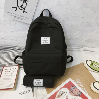 Tailored Fashion Student Waterproof Backpack Casual Large Capacity Travel 2 Piece Set
Tailored Fashion Student Waterproof Backpack Casual Large Capacity Travel 2 Piece Set