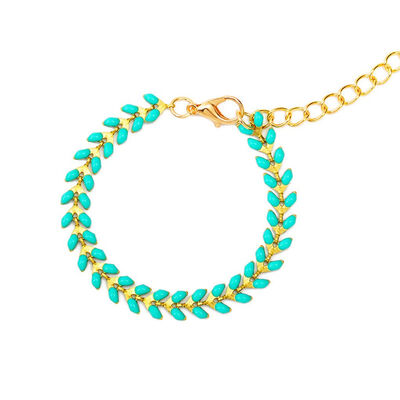 Women Girls Green Gem Chain Bracelet Women Centipede Design Bangle Female Leaf Wrist Chain
Women Girls Green Gem Chain Bracelet Women Centipede Design Bangle Female Leaf Wrist Chain