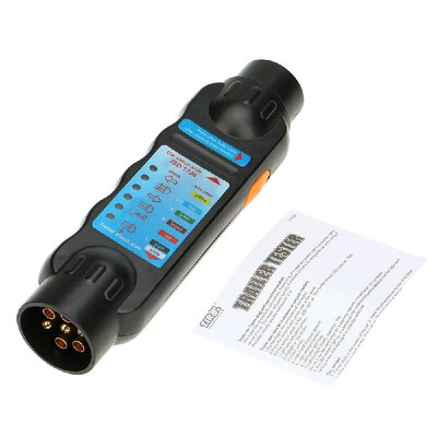 Towing Trailer 7 Pin Plug Socket Connection Tester 12V Wiring Circuit Light Diagnostic Tool Unit for Car Truck Vehicle Caravan
Towing Trailer 7 Pin Plug Socket Connection Tester 12V Wiring Circuit Light Diagnostic Tool Unit for Car Truck Vehicle Caravan