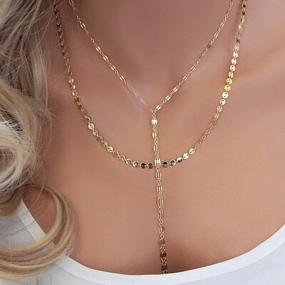 Europe&the United States cross-border fashion jewelry popular set multi-element necklace coin handmade chain necklace 
Europe&the United States cross-border fashion jewelry popular set multi-element necklace coin handmade chain necklace