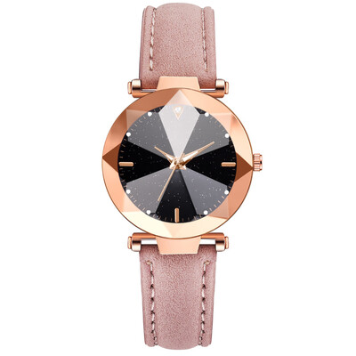 Diamond dial dial prismatic mirror ladies watch fashion watch