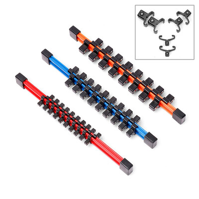 〖Follure〗3pcs Plastic Double-Sided Socket Rail Racks Holder Bracket Organizer 14 38 12
〖Follure〗3pcs Plastic Double-Sided Socket Rail Racks Holder Bracket Organizer 14 38 12