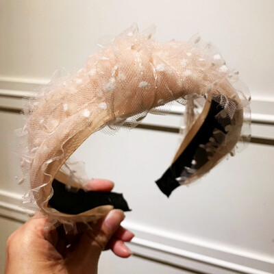 Lady Soft Knotted Dot Hairband Bow Hair Hoop Wedding Party Lace Mesh Fairy Headband For Women Hair Accessories
Lady Soft Knotted Dot Hairband Bow Hair Hoop Wedding Party Lace Mesh Fairy Headband For Women Hair Accessories